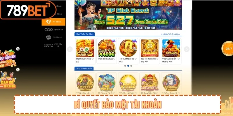Bí quyết bảo mật tài khoản 