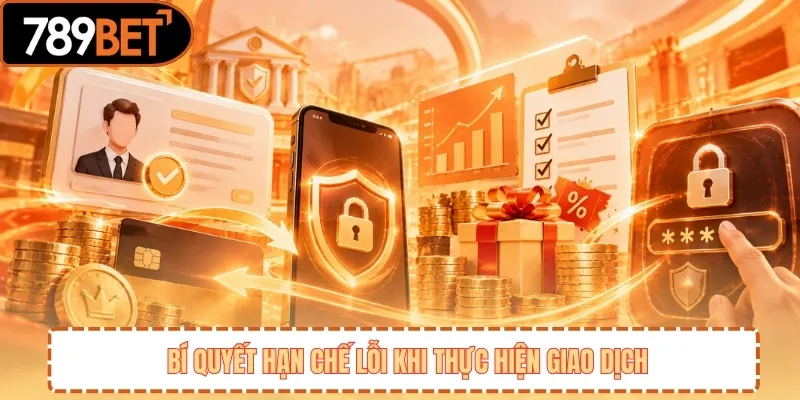 Bí quyết hạn chế lỗi khi thực hiện giao dịch