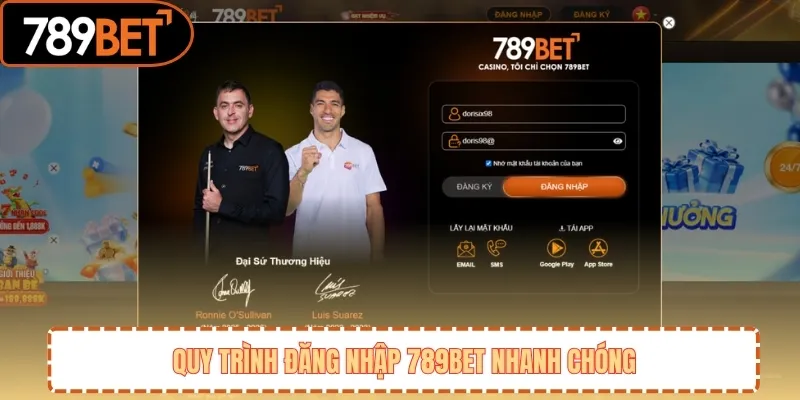 Quy trình đăng nhập 789BET nhanh chóng với 5s 